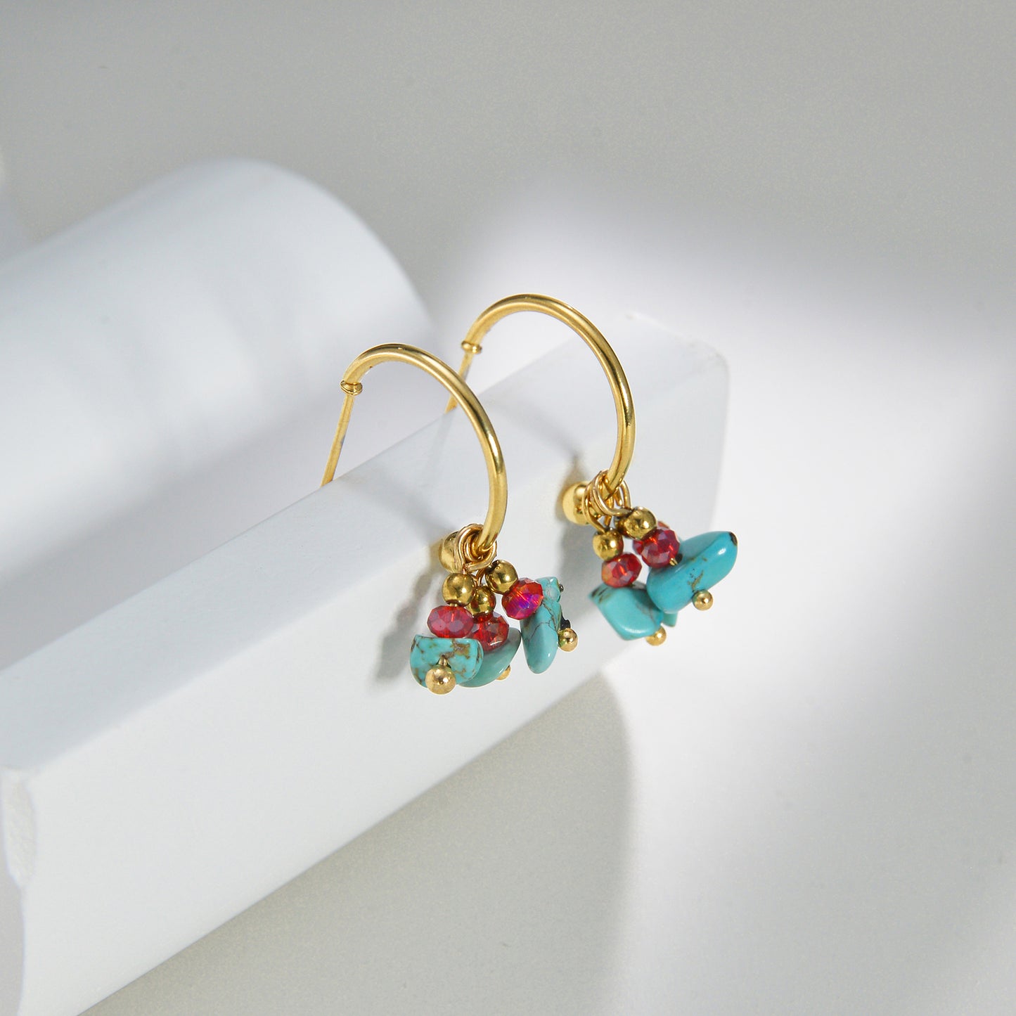 Gems Galore Earrings | 14K Gold Plated Earrings