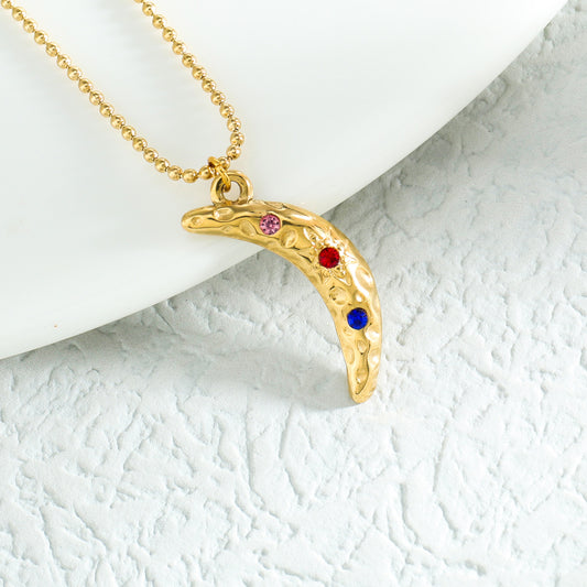 Luxe Moon | 14K Gold Plated Necklace