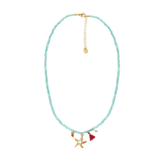 Sea Love Necklace | Gem Stones Necklace