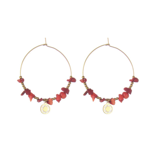 Sun-kissed Earrings | Gold Plated Earrings